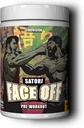 Ekkovision Pre Workout Satori Face Off with Tingle, Pineapple Flavor, Preworkout for Men, Pre Workout Powder, Energy, Focus, Performance Support for Gym, Weightlifting, Running, Training, 40 Servings
