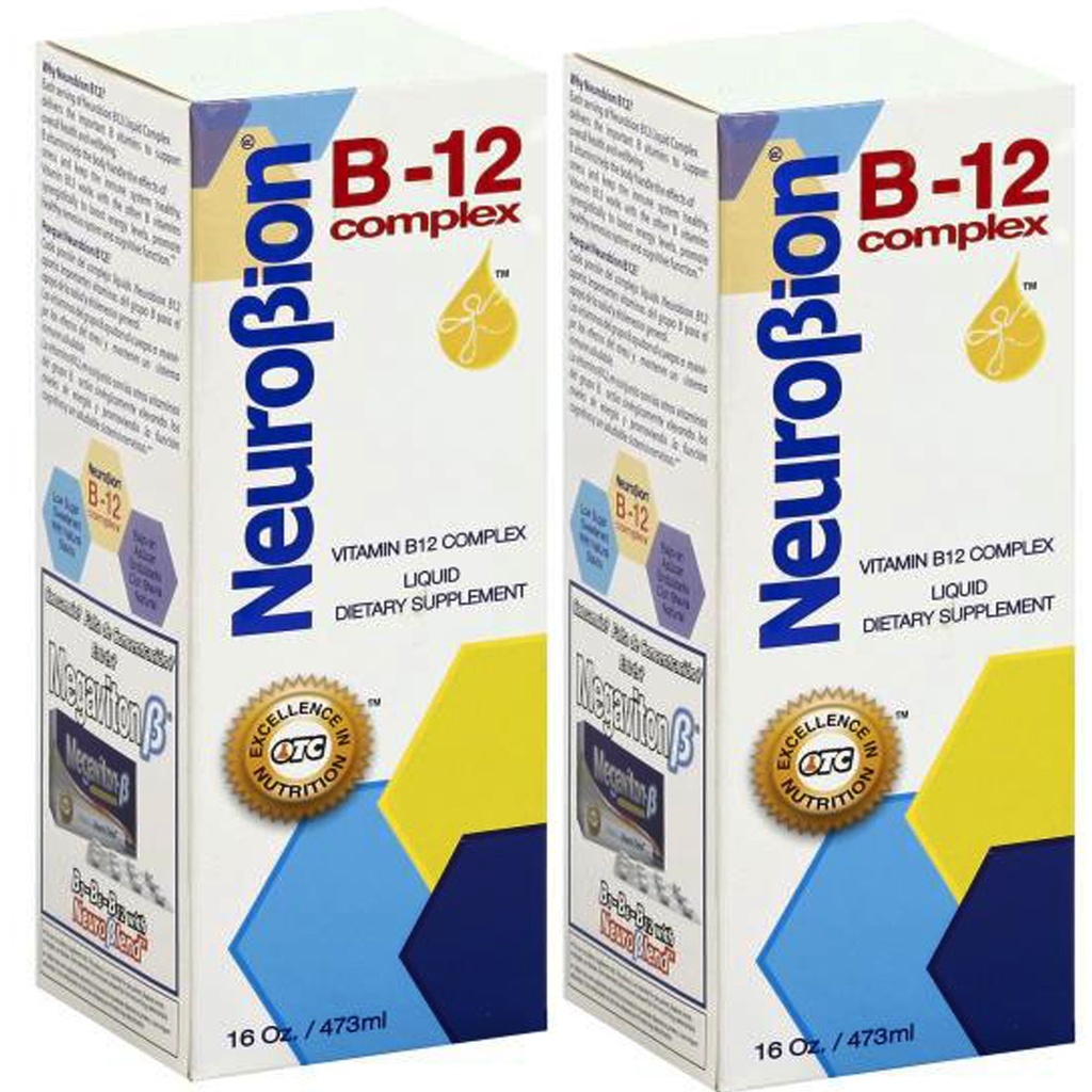 NeurobionのビタミンB12のコンプレックス16 Ozの液体の柑橘類の味2のパック