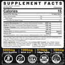 男性の&女性のクレアチンモノハイドグアミーコンプレックス、BCAA、コラーゲンペプチド、L-タウリン、15サービング、ナチュラルレモン味 - 60カウント(パッケージ1)