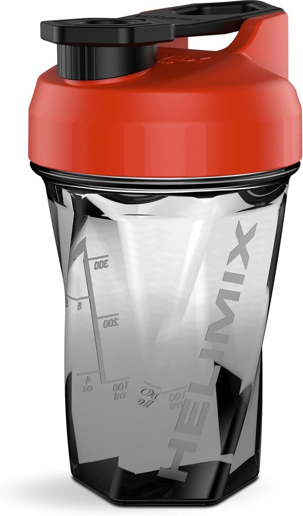 HELIMIX 1.5 Vortex ブレンダー シェーカー ボトルは最大 20 oz | ブレンドボールやウィスク | アメリカ製 | ポータブルプレワークアウト ウィー プロテイン ドリンク シェーカー カップ | ミックスカクテル スムージー シェイク | トップ ラック セーフ