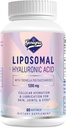 Liposomal の Hyaluronic 酸は Tremella の多糖類、二重強さの皮の水和、接合箇所の潤滑、1Pack が付いている 1000mg-high の生物利用できる食事療法の Hyaluronic のカプセルを補います