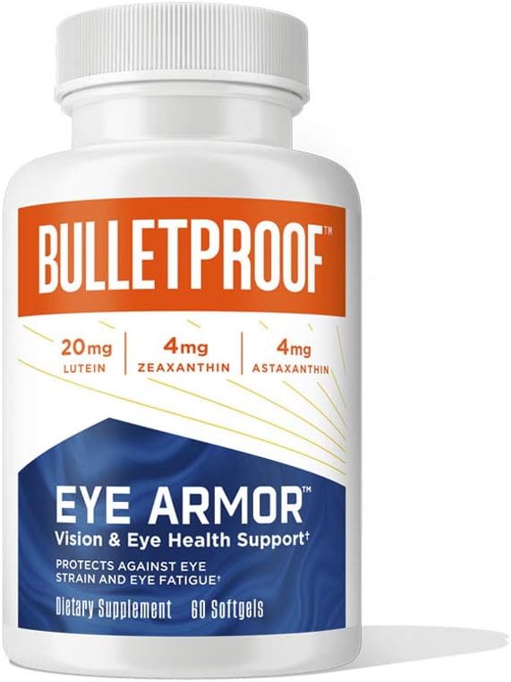 防弾性の目の装甲補足のSoftgels、60の計算、目の健康および青いライト保護のための補足