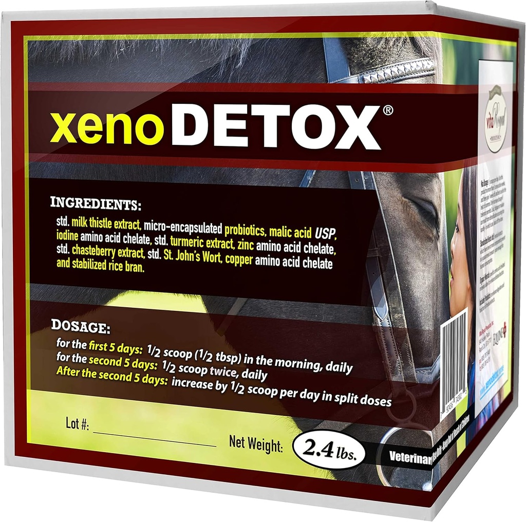 Liver & Thyroid Support Formula for Horses w/Skin Conditions - Standardized Human-Grade Herbs