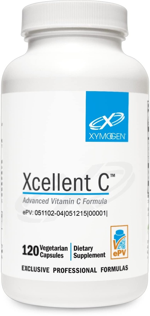 XYMOGEN Xcellent C - 高められた吸収のためのBioPerineとの高い線量のビタミンCの補足-GIのUpsetを最小にする緩衝される-免疫サポート+酸化防止の補足(120のカプセル)