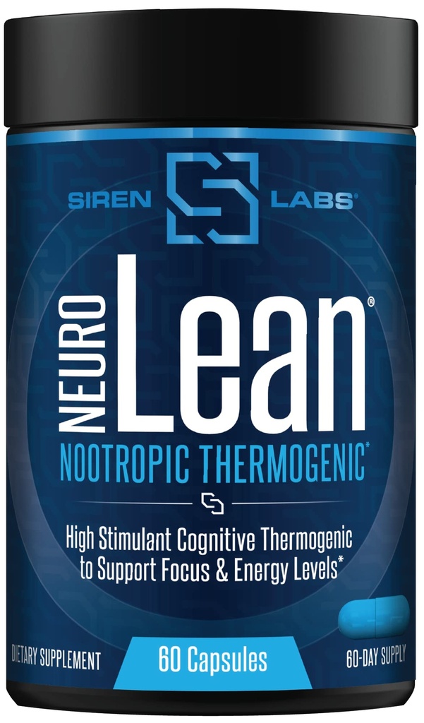 サイレンラボ 神経リーン 健康、水損失、エネルギーおよび焦点のための集中されたThermogenic - 60のカプセル