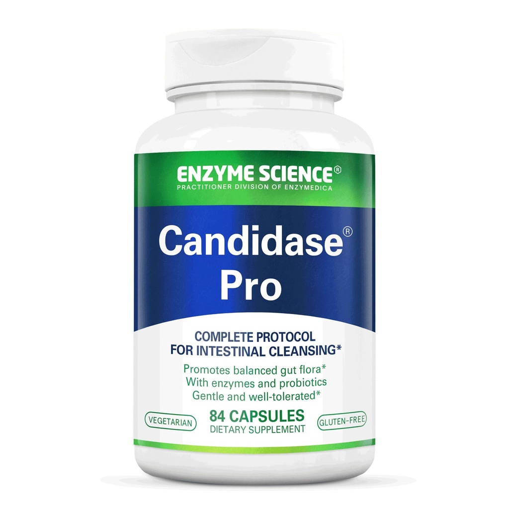 Enzyme Science Candidase Pro - Candida Cleanseと男性のためのDetoxサポートのためのプロバイオティクスデザインを備えた消化酵素 - 腸の健康 - 酵素 - 84カプセル