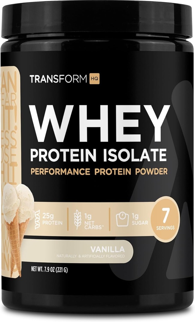 トランスフォームヘッド Whey の蛋白質の隔離剤(WPI)バニラによって味付けられる 7 サービング - Preformance 蛋白質の粉