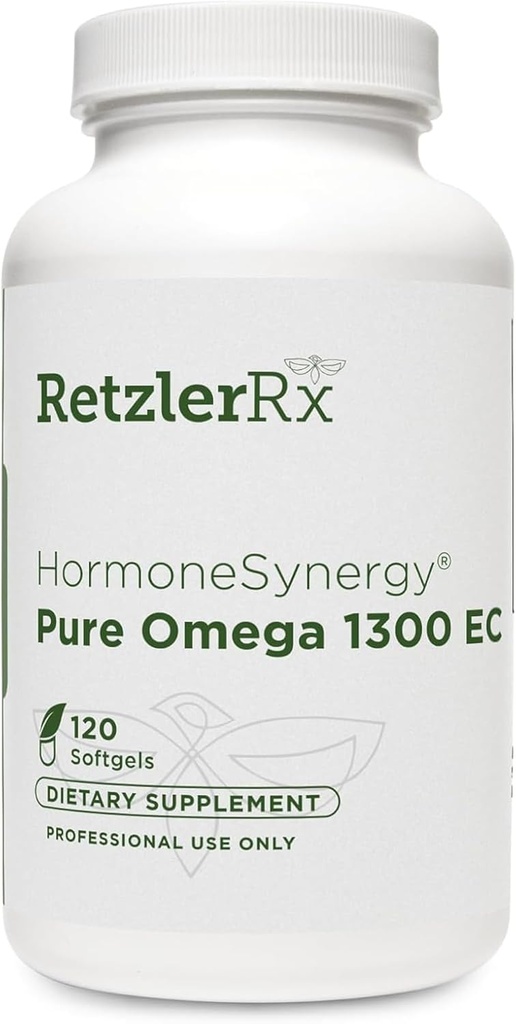 ホルモンSynergy Omega 1300 EC の魚油 Softgels - 高められた吸収の高力オメガ 3 の補足- IFOS によって確認される、 Enteric 上塗を施してある、600mg EPA、260mg DHA - 120 の計算
