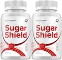 Sugar Shield Supplement, Sugar Shield Pills, Sugar Shield Extra Strength Formula, Sugar Shield Advanced Formula Capsules, Sugar Shield Natural Pills (2 Pack - 120 Capsules)