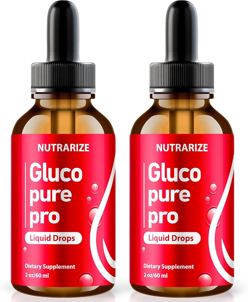 NutraRize(2 Glucoピュアプロドロップのパック、ヘルシーで安定したレベルをサポートする公式フォーミュラ、全体的な健康とウェルネスのためのプレミアムブラッドサプリメント、ゴタスレビュー(60のサービング)