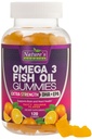 オメガ3魚油グミー、高吸収DHA&EPA、余分な強さの接合箇所及び頭脳サポート、おいしいオレンジ色の味の魚油の性質のビタミン- 120のガミーの補足