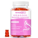 Inositol Gummies砂糖無料、Myo-Inositol&D-Chiro Inositol 40:1女性のための比率の補足、豊饒、ホルモンのバランス、Ovarian健康、60の計算