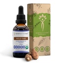 トリブワイルドヤムアルコールフリーUSDAオーガニックチンキ(Glycerite)695 mg レスポンサリーファームワイルドヤム(Dioscorea Villosa)ドライルート(2 Fl Oz)ホルモンサポートサプリメント