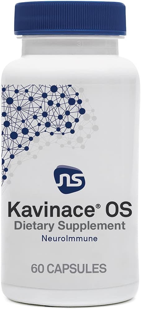 NeuroScience Calm 睡眠 Aids for 大人 - Kavinace OS - Neuro Immune サポート サプリメント with L テアニン&5mg メラトニン - わずか 1 回(60 カプセル)の後、眠りから迅速な救済