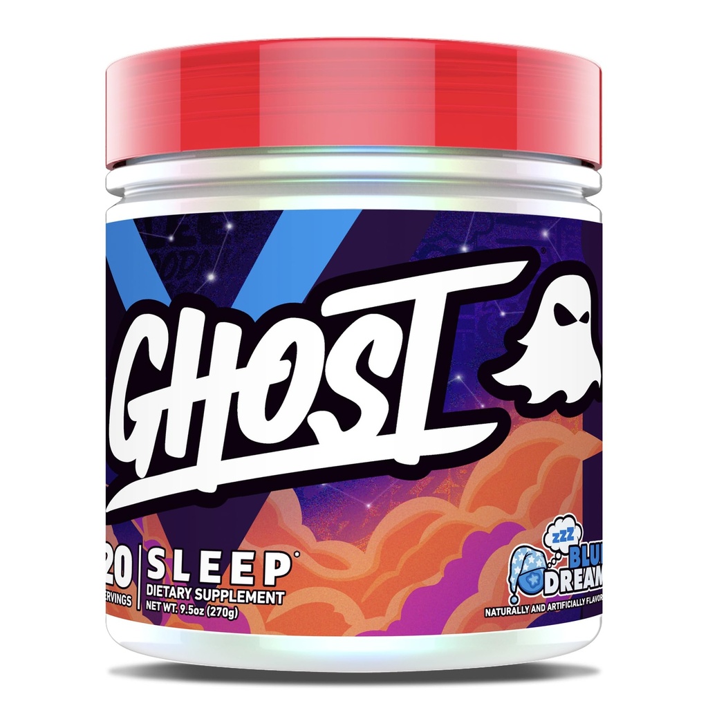 GHOST睡眠栄養補助食品、ブルードリーム - メラトニン、コロスタル、アシュワガンダを含むプレミアム成分で回復&残り - 睡眠の質をサポート - グルテンフリー&砂糖フリー