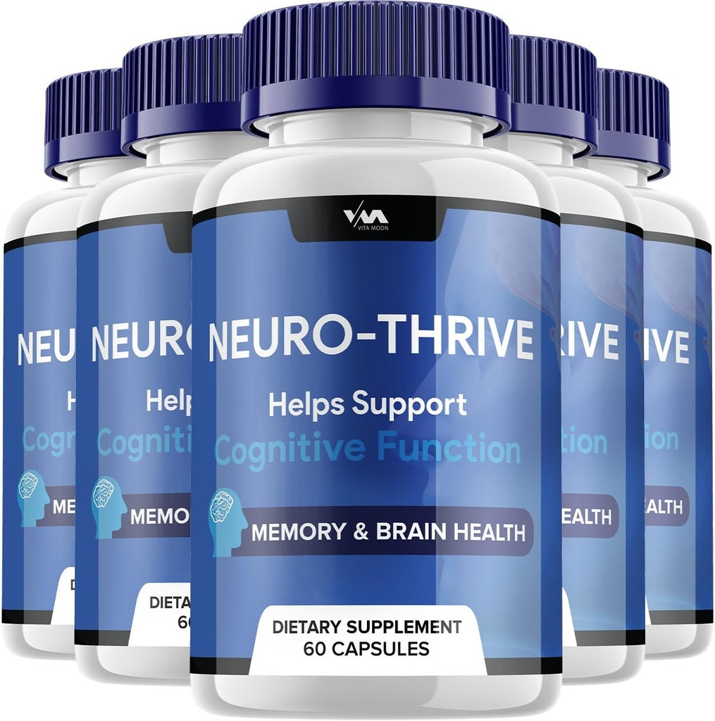 Neuro Thrive Brainサプリメントカプセル - NeuroThrive Pills、Neuro Thrive C認知サポートとレビュー、300カプセル