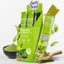 Jelly Sticks - Matcha-Flavored のために より良い 朝 飲酒後, 肝臓サポート & タウリンと DHM の Vitality, 感じ リフレッシュ と engized, 18gX10ea