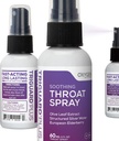 TriGuard Plus Throat Spray | エルダーベリーエキス、オリーブリーフエキス、コロイドシルバーウォーター3-in-1 免疫サポート スロートスプレー | 強力な免疫システムブースター | 素晴らしい味、2oz、米国製