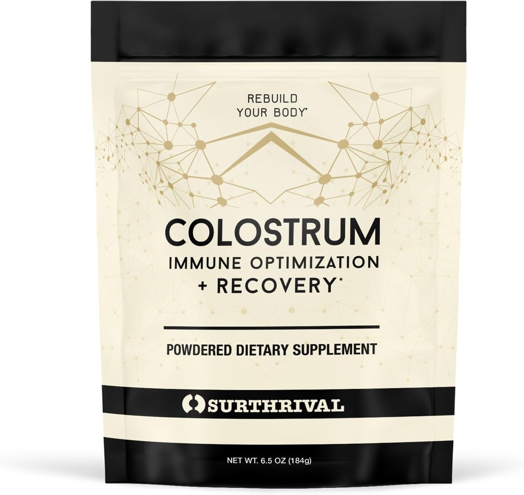 監視:Colostrumの粉(6.5oz)、免疫の最適化及び回復、粉にされた食事療法の補足、腸の健康、免疫サポート、Ketoの友好的