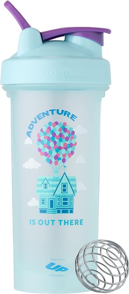BlenderBottle Pixar クラシック V2 シェーカー ボトル パーフェクト のために Protein Shakes and Pre Workout, 28-Ounce, アップ