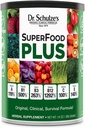 Dr. Schulze's SuperFood Plus | Vitamin and Mineral Herbal Concentrate | Daily Nutrition | Gluten-Free and Non-GMO | Vegan | 14 Ounce Powder | Packaging May Vary