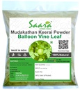 Nutranix bhm HERBAL FRESH Mudakathan Keerai Powder,100g, balloon Vine Leaf Powder, Kanphata, Budda Kakara, Agniballi, Jyotishmati Leaf Powder,100g, (パック1 x 100g)