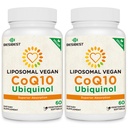 Besibest 1000mg Liposomal CoQ10 Ubiquinol、120ビーガンSoftgels、高吸収Ubiquinol CoQ10の補足、中心機能及びエネルギー生産のためのCoenzyme Q10の活動的な酸化防止の形態