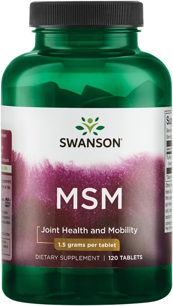 Swanson Msm 1500 Milligrams 120 Tabs