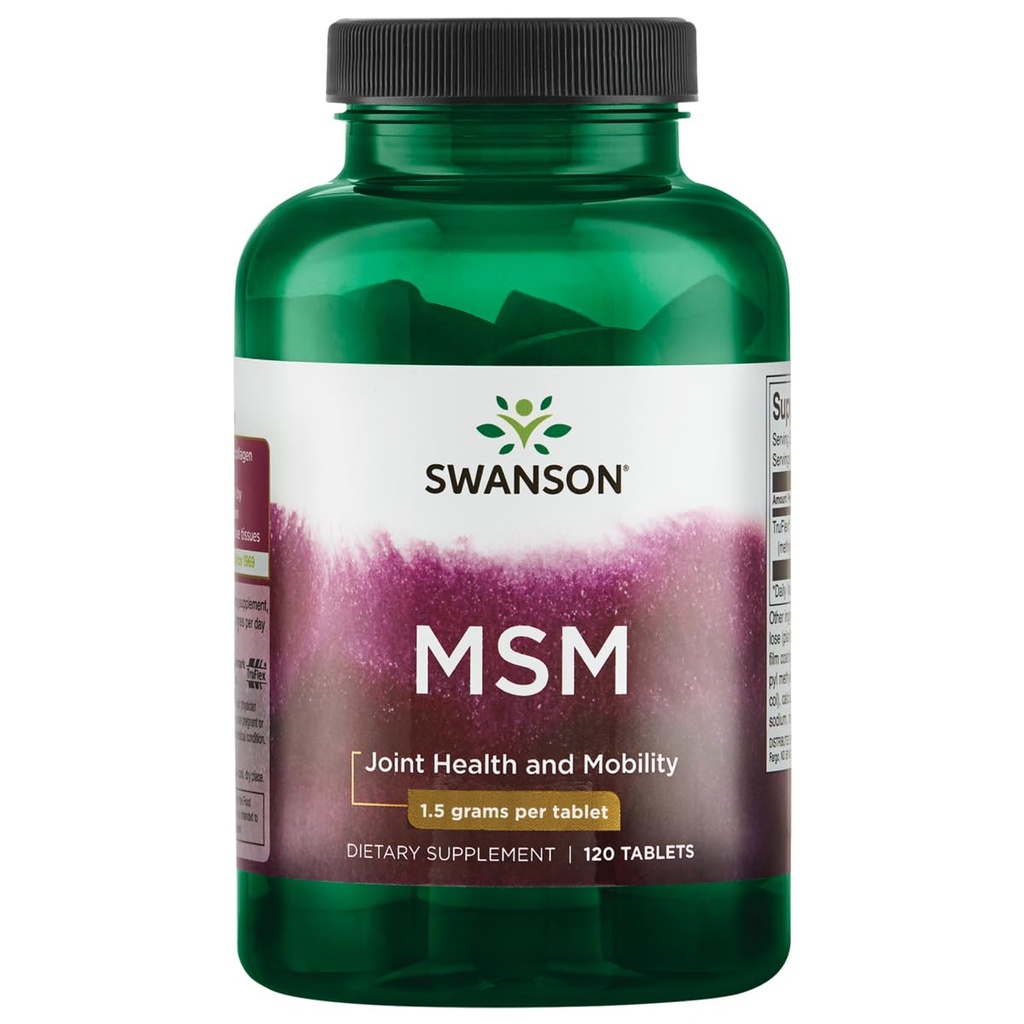 Swanson Msm 1500ミリグラム120タブ