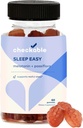 Checkable® Melatonin Gummy - 60カウント - メラトニン、パッシフローラ、ビタミンB6