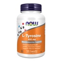 NOWサプリメント、Lチロシン500mg、メンタル警戒をサポート*、Neurotransmitterサポート*、120カプセル
