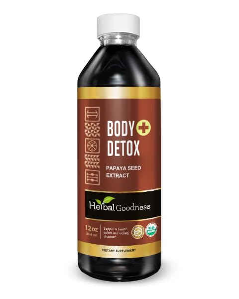 草のGoodnessボディDetoxの液体12oz -消化器の健康、免除ブースト、ガット サポートおよび毒素の取り外しのための自然なデトックスの飲み物及びコロンの洗剤-米国製