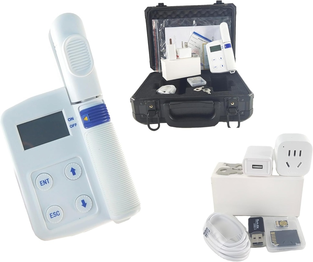 測定の範囲0.0-99.99SPADの窒素0.0-99.99mg/gの温度-10-99.9°Cが付いているデジタルChlorophyllのコンテンツ メートルの植物のChlorophyll窒素の内容の葉の温度のテスター