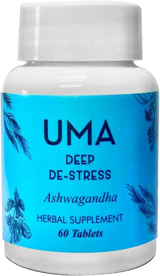 UMAの深いDe-Stressの草の補足  100%の有機性Ayurvedicのashwagandhaの補足