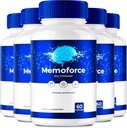 Memoforce Brain、Memoforce Pills、Memoforceのレビュー、Memoforce Supplement、Memoforce Capsules Advanced Formula for Memory & Focus - Max Strengt - Brain Health Support (5パック)