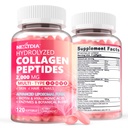 2つのパックのLiposomalのコラーゲンのペプチッドは女性2000mg、多加水分解されたコラーゲンのタイプI、II、III、V、2500mcgバイオチンが付いているX -コラーゲンは毛、皮及び釘のビタミン、240 Ctsが付いているSoftgelsを補います