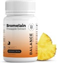 Bromelain 500mg - パイナップルエキス消化酵素 - バランスブレインによる消化と共同サポートサプリメントをサポート