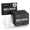 男性のスキンケアのための目のパッチの下BRO MASK | ダークサークルやパフィー、バクチオール付きアンチエイジングハイドロゲルパッド、カフェイン&ナイアシンアミド、男性用アイバッグトリートメント(6ペア)
