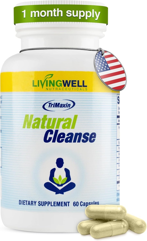 毎日のデトックス - 重量フラッシュのためのコロンクレンザー, ほうれん草ブロッキングのための腸の動きの補足, 消化の健康を促進します, 男性と女性のためのプレミアムクレンジング式, 60 カウント