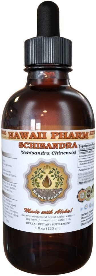 ハワイ Pharm Schisandraの液体のエキス、有機Schisandra (Schisandra Chinensis) Tincture、米国で作られた草の補足、4 fl.oz