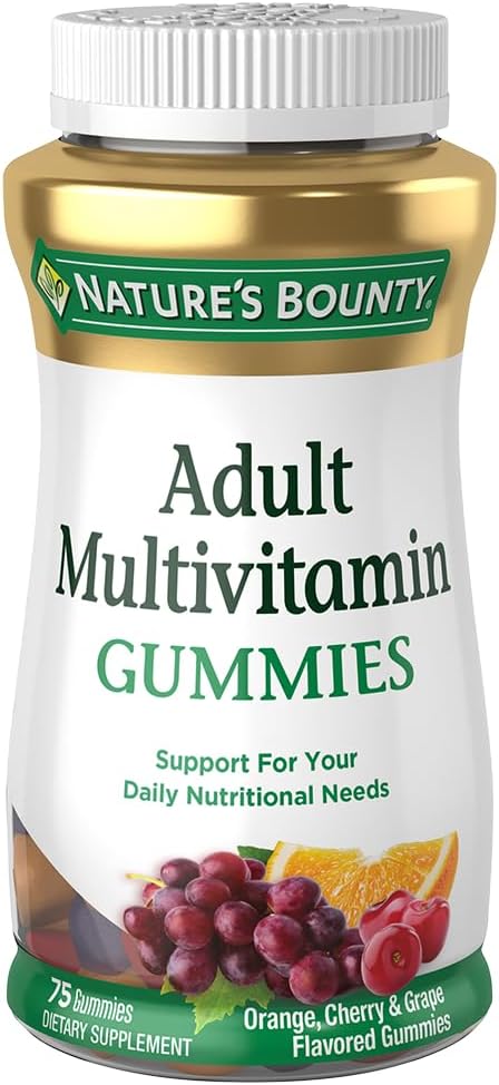 Nature's Bounty Adult Multivitamin Gummies 75 Each