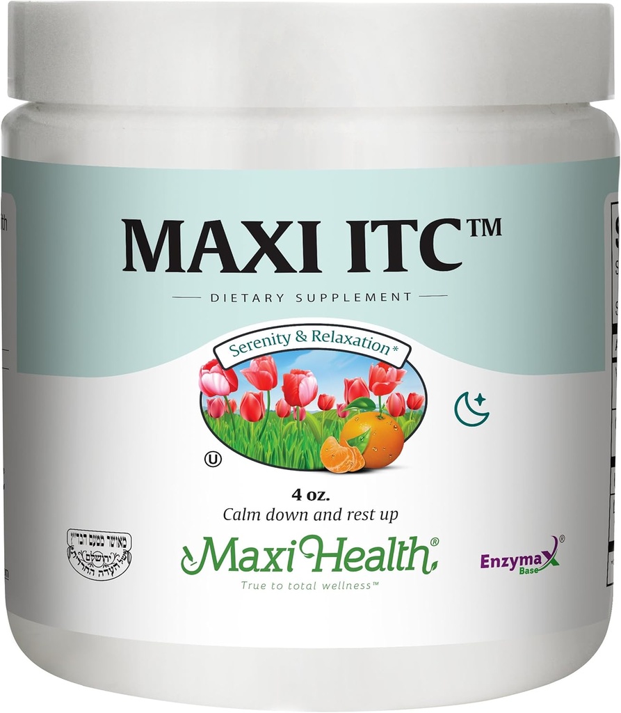 Maxi Health ITC - Inositol - タウリンとビタミンC - 摂食式 - 4オウンスパウダー - Kosher