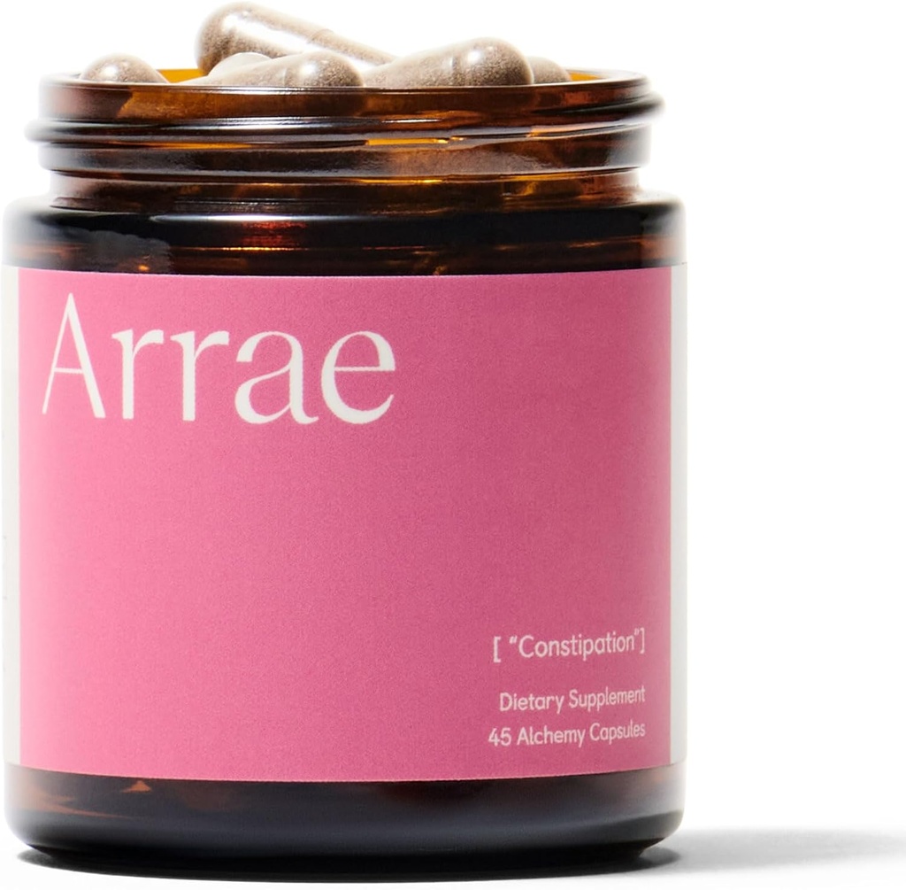 Arraeの便秘救済:自然コロンクレンジング、通常の腸の動きと腸の健康、消化器デトックス、女性と男性のためのブロッキングリリーフ、ガットクレンジング(45カウント)
