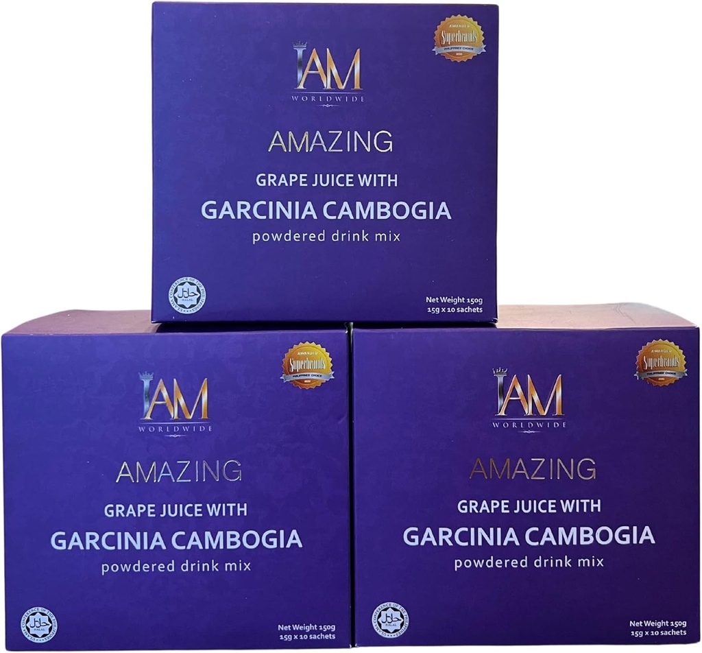 Garcinia Cambogia | アメイジンググレープジュースドリンク | 3箱