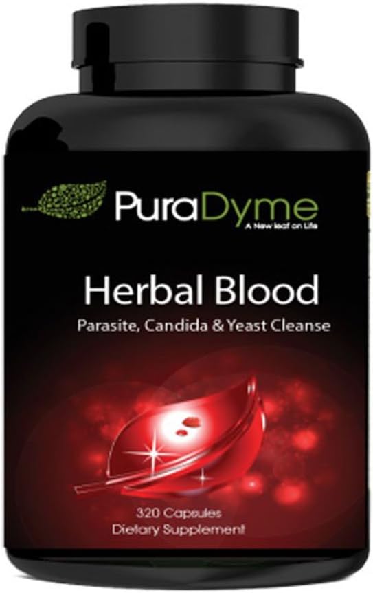 PuraDyme - Herbal Blood - Herbs in My Blood - 320 Capsules