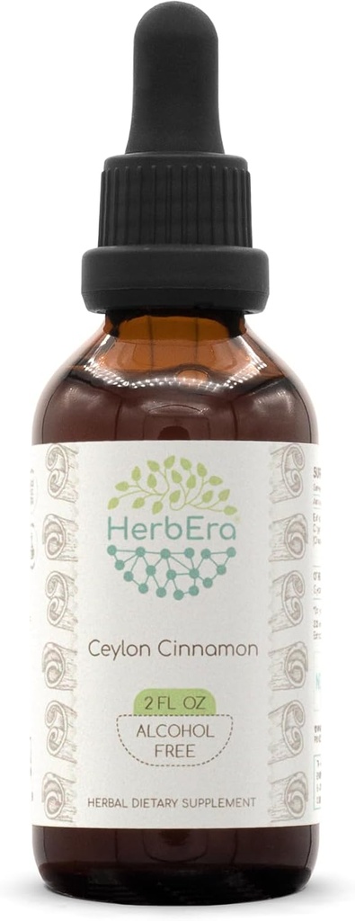 セイロンシナモンB60アルコールフリーハーブエキスのチンキ、濃縮液ドロップナチュラルシナモン(Cinnamo Verum)(2 fl oz)