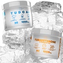 TUDCA + 1000mgの肝サポートのためのBileの塩の補足+ Turkesterone及びTongkat Ali 1000mgの増加のスタミナ(60のカプセル)
