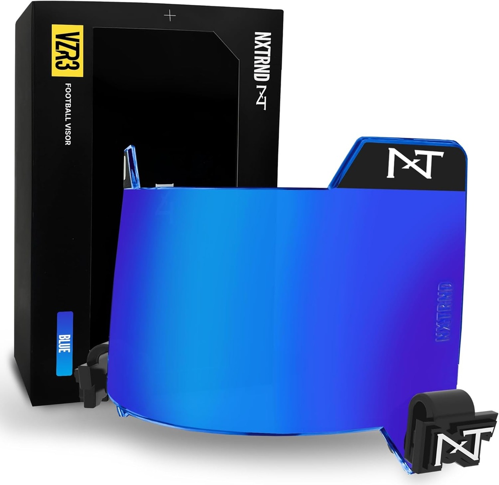 Nxtrnd VZR3のフットボールのバイザー、曲げられたレンズの技術、適合の大人及び青年のフットボールのヘルメット