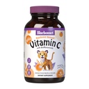 Bluebonnet栄養レインフォレストアニマルビタミンC動物形咀嚼錠、ビタミンC250mg、大豆フリー、グルテンフリー、コーシャ認定、乳製品フリー、ビーガン、90錠、45サービング、オレンジ味