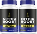 LIVORKA Nitric Boost Ultra Powder カプセル、高度な式 - 120 カウント(2 ヶ月の供給) - 2 パック